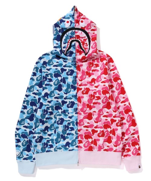 A BATHING APE（アベイシングエイプ） パーカー ABC CAMO CRAZY SHARK