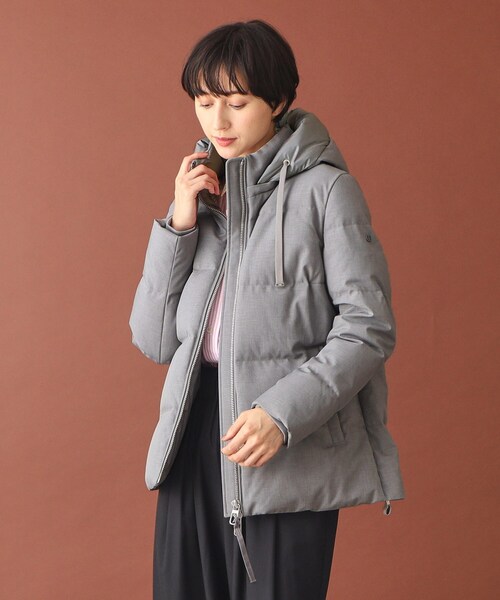 DUNO Lottie グレー フード付き ダウンジャケット DUNO（デュノ