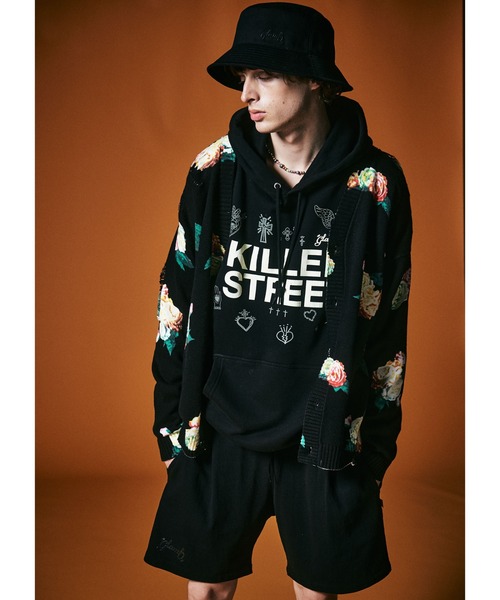 glamb（グラム） カーディガン Damaged Flower Cardigan / ダメージ