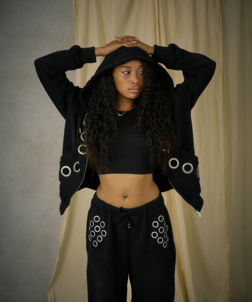 FTW パーカー EYELET ZIP HOODIE レディース メンズ : ZOZOTOWN Yahoo