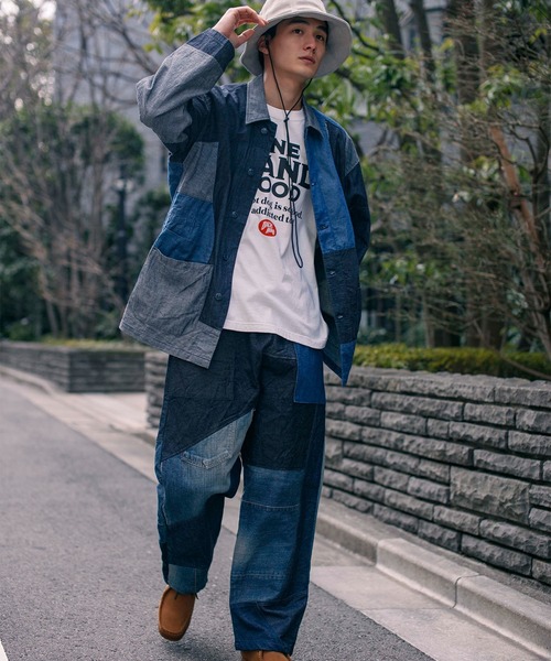 Johnbull（ジョンブル） パンツ 「rebear by Johnbull」パッチワーク