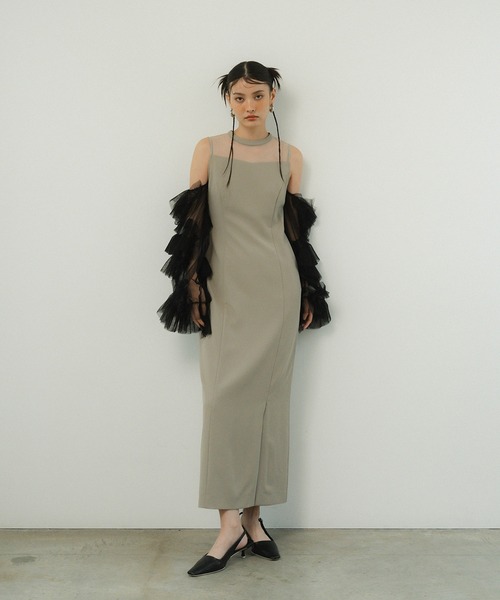 ANDRESD ドレス ディタッチドスリーブドレス / detached sleeve dress