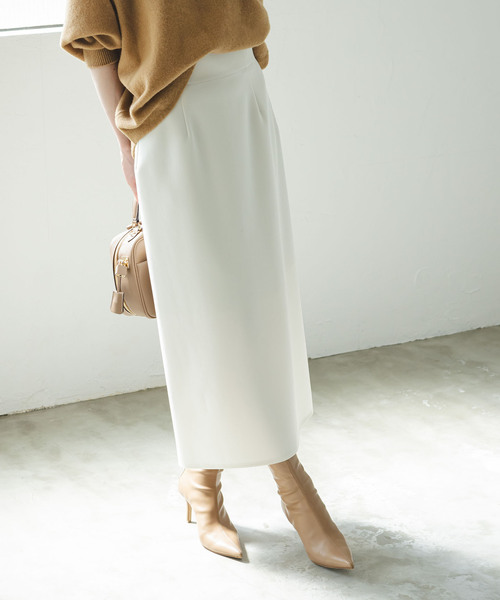 NOBLE（ノーブル） スカート 「追加」ジャージーライクカラータイト