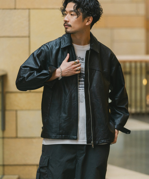 417 EDIFICE（フォーワンセブンエディフィス） 革ジャン ライダース