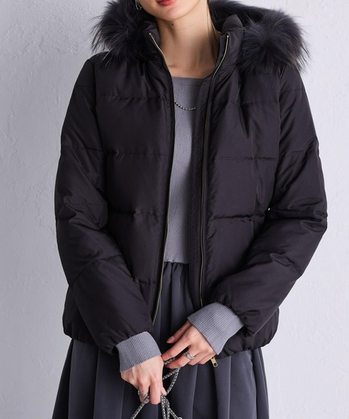 RANAN（ラナン） ダウンコート ダウンジャケット リアルファー付