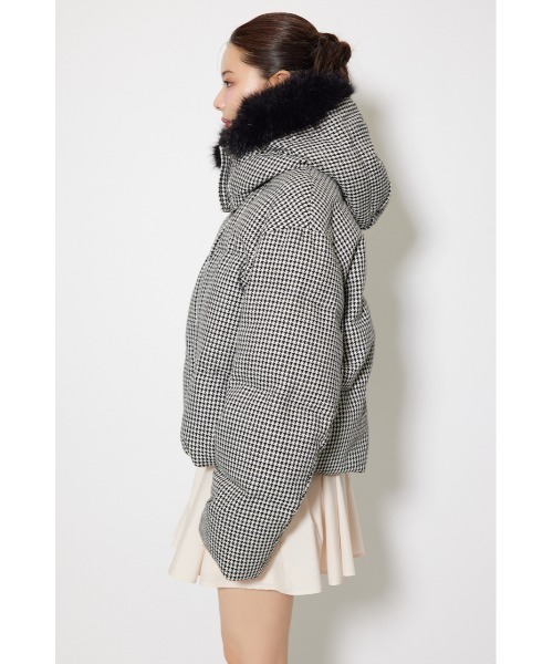 rienda（リエンダ） ダウンコート ダウンジャケット ツイードダウン