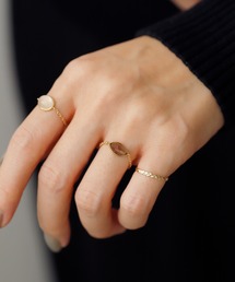 SIENA ROSE（シエナロゼ） 指輪 リング GEMSTONE・チェーンリング