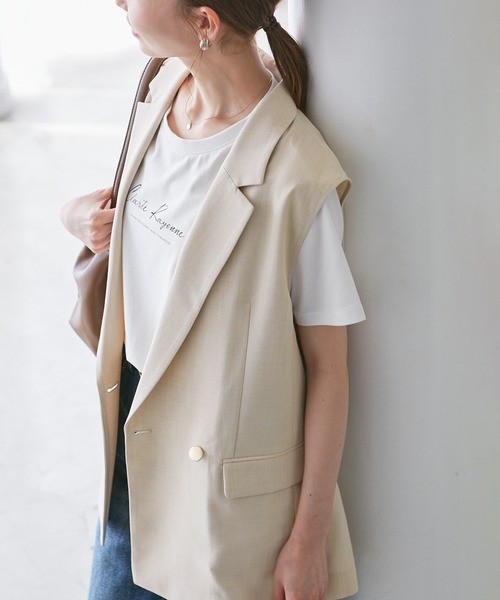 ROPE' PICNIC（ロペ ピクニック） ベスト ジレ カナパ スリーブレス