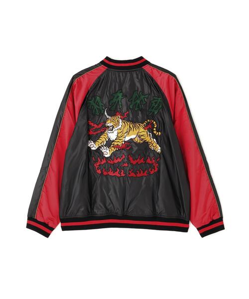 NOT4NERD スカジャン NOT4NERD/ノットフォーナード/Horned Tiger Satin