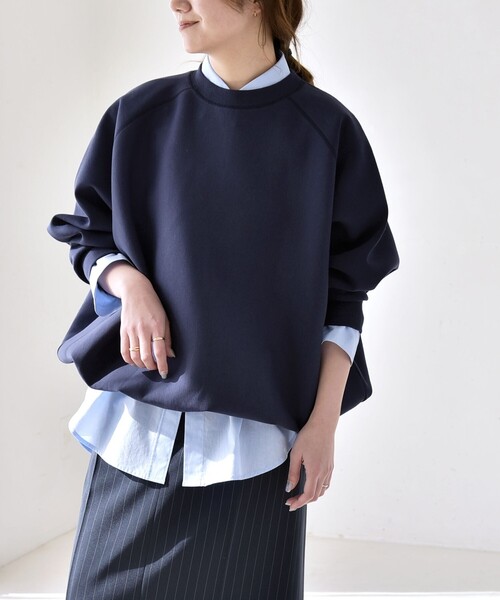 quaranciel トレーナー スウェット quaranciel:「洗濯機可能」ポンチ