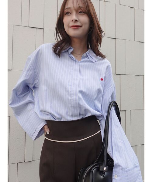 LAGUNAMOON（ラグナムーン） ブラウス シャツ 「POLO BCSコラボ