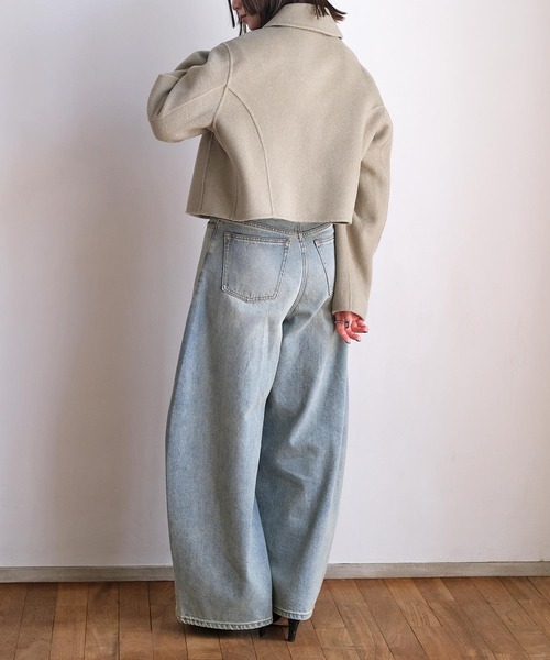 AKTE（アクテ） コート アウター ショートリバージャケット レディース