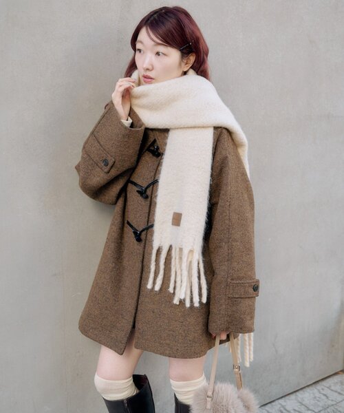 Kastane（カスタネ） コート アウター 「ベスト付き」ダッフルフレア