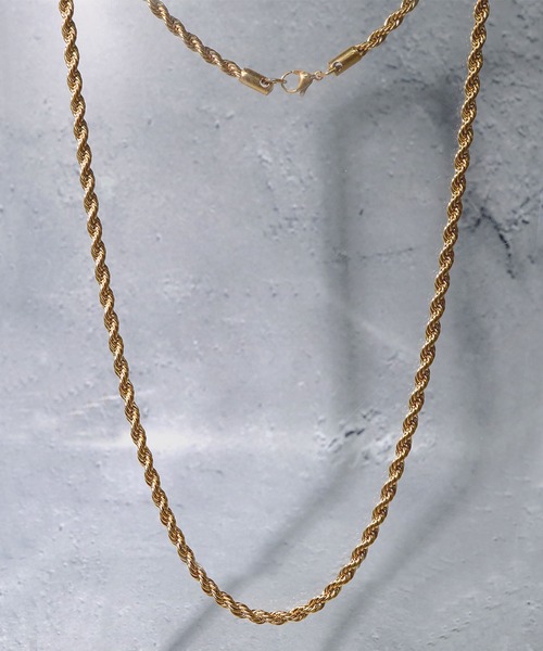 SBG by 7JEWELRY ネックレス SBG ステンレスロープチェーンネックレス