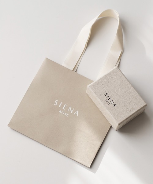 SIENA ROSE（シエナロゼ） 指輪 リング ひねりラインの一粒ダイヤ
