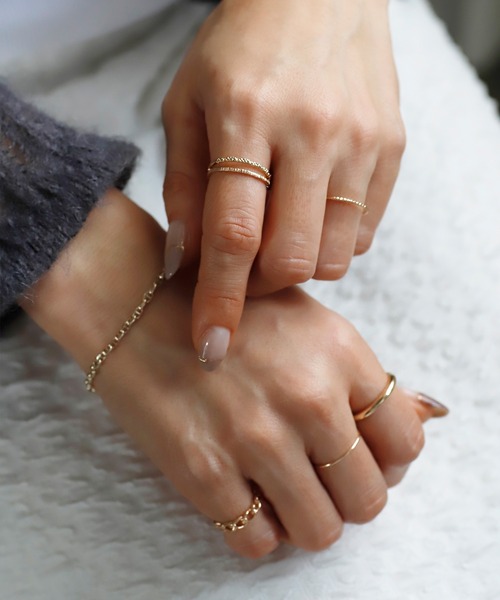 SIENA ROSE（シエナロゼ） 指輪 リング Dainty・リング「縦ライン