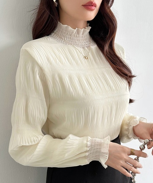 NOBLE（ノーブル） 長袖シャツ - ホワイト レディース : ZOZOTOWN