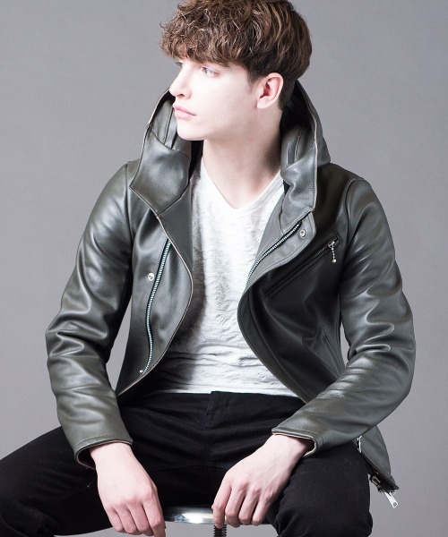 JOHNNY WOLF（ジョニーウルフ） 革ジャン ライダース メンズ