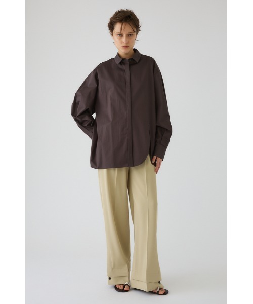 RIM.ARK ブラウス シャツ Oversized asymmetry SH オーバーサイズド