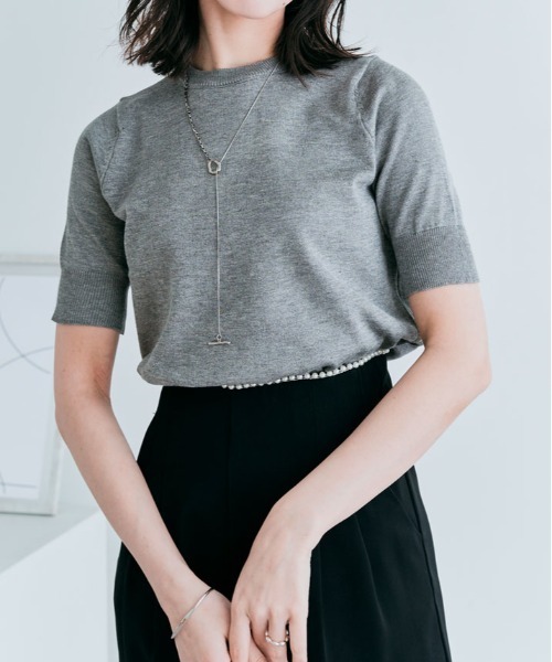 ニット セーター 着た瞬間、さらふわ。15色×美シルエットの万能サマー