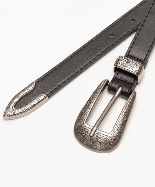 SVEC（シュベック） ベルト ウエスタン3ピースバックル ナローベルト