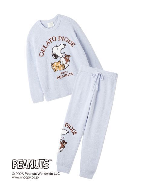 gelato pique（ジェラートピケ） パジャマ ルームウェア 「PEANUTS