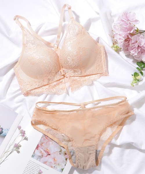 Lace Ladies（レースレディース） ブラジャー ショーツセット フラワー