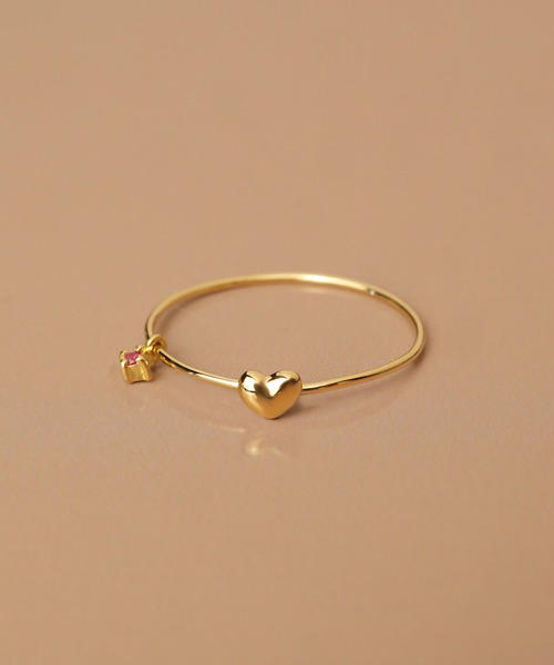 little emblem（リトルエンブレム） 指輪 リング ハートピンキーリング