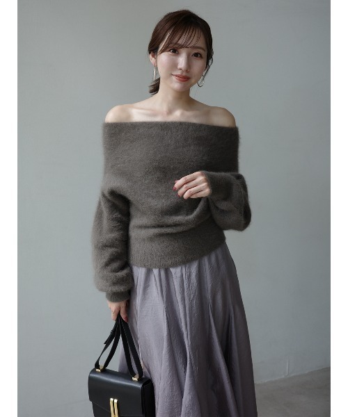 anuans（アニュアンス） スカート ファインシアーフレアスカート