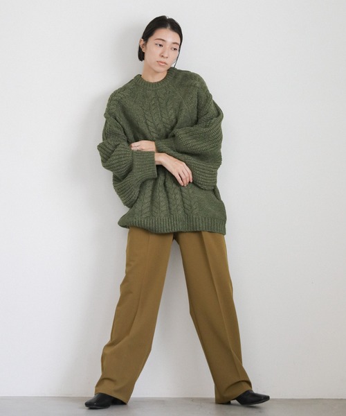 select MOCA（セレクトモカ） ニット セーター ヘリンボーンドルマン