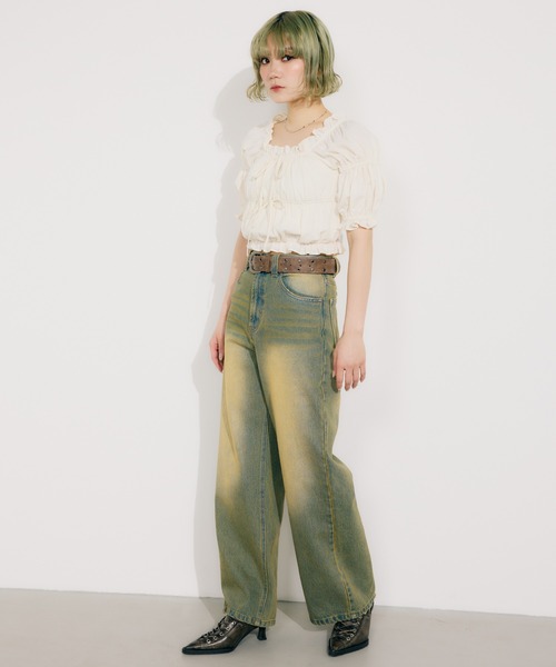 SLY（スライ） ジーンズ デニム デニムパンツ JW STRAIGHT DENIM PT