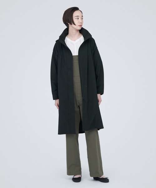 無印良品（MUJI） アウター 蒸れにくい 撥水フード付きロングコート