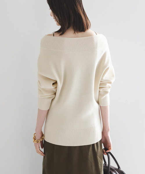 NOBLE（ノーブル） ニット セーター 「WEB限定追加」フロントジップ