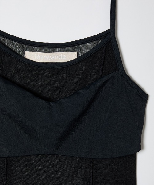 leinwande（ラインヴァンド） ワンピース Mesh Combination Dress