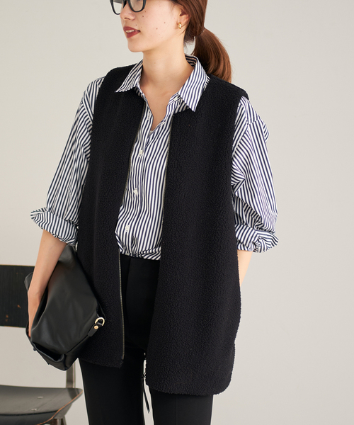 FRAMeWORK（フレームワーク） ベスト ボアZIPベスト レディース