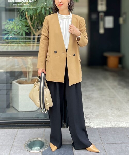 NOLLEY'S（ノーリーズ） ジャケット ノーカラージャケット