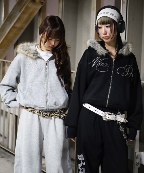 ATMARK パーカー 「フリーサイズ / UNISEX 」Radyラインストーン