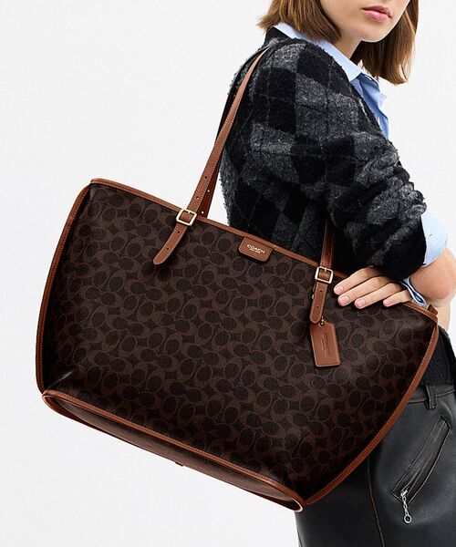 COACH（コーチ） トートバッグ タクシー トート バッグ・シグネチャー