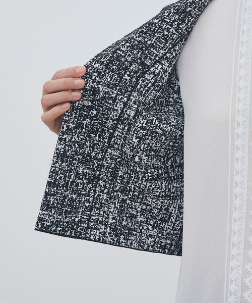 DES PRES（デプレ） ジャケット ノーカラージャケット ツートーンジャ