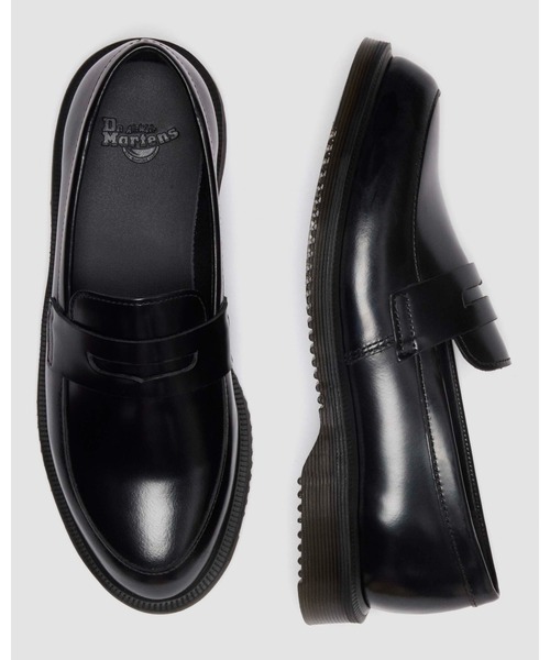 Dr.Martens(ドクターマーチン)フリンジ付き黒ローファー厚底 UK5