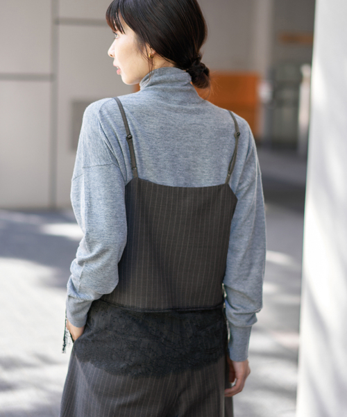 IENA（イエナ） ブラウス シャツ 「追加」レースヘムキャミソール