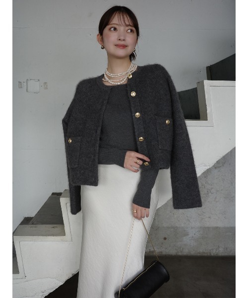 anuans（アニュアンス） ニット セーター シルクカシミアブレンド