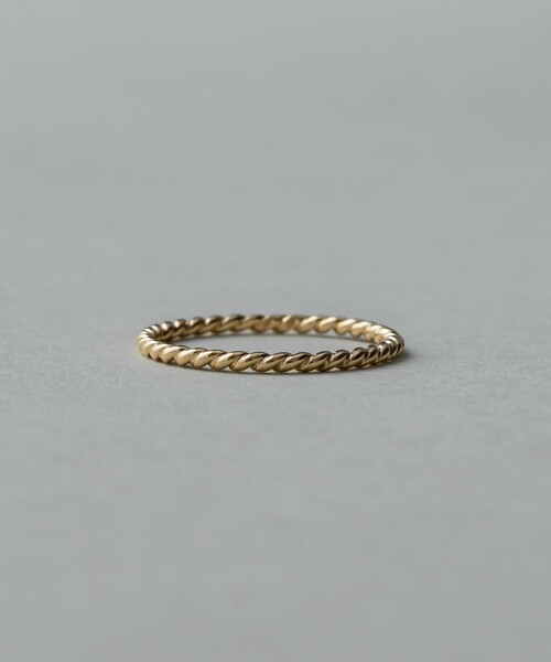 ete（エテ） 指輪 リング 「レイヤード」 K18YG ツイスト リング
