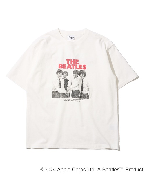 The Beatles tシャツ 「THE BEATLES/ザ ビートルズ」フォトプリントT