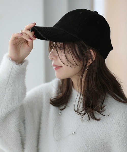 Little＆More キャップ 帽子 コーデュロイキャップ レディース