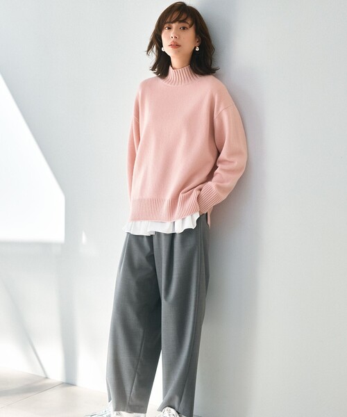 23区（ニジュウサンク） ニット セーター 「洗える」カシミヤブレンド