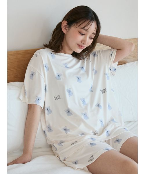 gelato pique（ジェラートピケ） パジャマ ルームウェア 「接触冷感