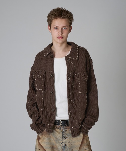 WISH FOR EVER（ウィッシュフォーエバー） カーディガン DESIGN STITCH