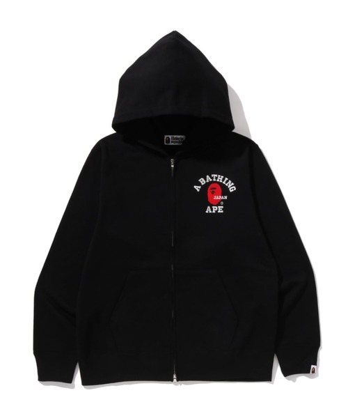 A BATHING APE（アベイシングエイプ） パーカー COLLEGE ONE POINT