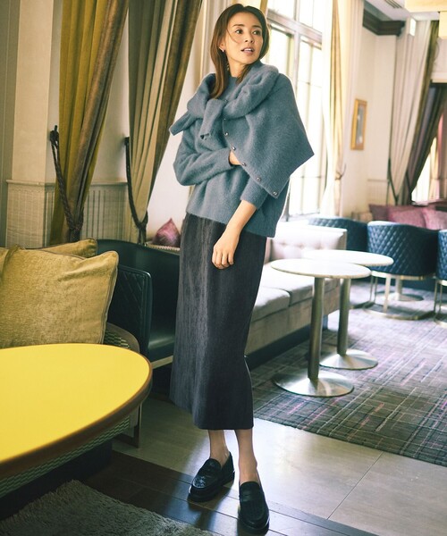 自由区（ジユウク） ニット セーター ヘアリーフォックスプルオーバー